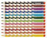 STABILO EASYcolors Colouring Pencils for Right-Handers Comfortable Grip with Sharpener - Assorted