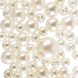 Super Z Outlet Elegant Glossy Polished Pearl Beads for Vase Fillers, DIY Jewelry Necklaces, Table