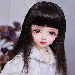 ZDLZDG BJD Doll 1/4 Girl Ball Jointed Body Doll 42cm Resin Model Action Figure Fashion Makeup SD Doll