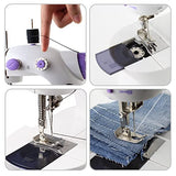 KIKOOPUS Mini Portable Sewing Machine with Two-Speed Two-Switch for Household Handwork