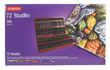 Derwent Colored Pencils, 72 Studio, 3.4mm Core, Wooden Box, 72 Count (32199)