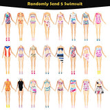 45 Pack Doll Dress and Accessories Include 5 Unique H-Douture Dress,5 Fashion Dress 5 Sets Swimsuit Bikini 5 Fashion Bags 9 Crown Necklace Bracelet Camera 6 Hanger and 10 Shoes