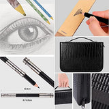 76pcs Drawing Kit Sketching Set, Art Sketch Supplies Coloring Kit with Colored, Graphit, Charcoal, Watercolor, Metallic Pencil, Portable Case ect, for Artists Kids Adults Teens Beginners