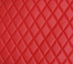 Vinyl Grain Texture Quilted Foam Fabric 2" x 3" Diamond With 3/8" Foam Backing Upholstery / 52"