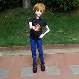 EVA BJD Full Set Photographer Jack 1/3 BJD Doll 24inch Male Boy Doll Ball Jointed Dolls + Makeup + Clothes + Pants + Shoes + Wigs + Doll Accessories