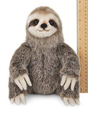 Bearington Simon Plush Three Toed Sloth Stuffed Animal, 10 inches