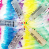 Tie Dye Powder One-Step DIY Tie Dye Kit for Kids and Adults – Fabric Tie Dye for Shirts, Skirts, Scarves - Tie Dye Powder for DIY Art Crafts (Red,Yellow,Green,Turquoise,Orange)