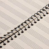 MUSE Musical Blank Sheet Music Music Manuscript Paper/Musicians Notebook/Composition Manuscript 50 Pages (Note Black)