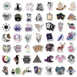 100 Pcs Witch Aesthetic Stickers,Apothecary Spooky Waterproof Stickers,Vinyl Stickers for Water Bottle,Laptop,Skateboard.Witchy Stickers Pack for Adults