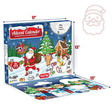 Advent Calendars for kids - Plush Toys Xmas Set –NEW 2021– Christmas Countdown Toy Calendars with Assortment of 24 Christmas Plush Toys, For Children, Toddlers, All Ages Boys Girls, Party Favors Gifts