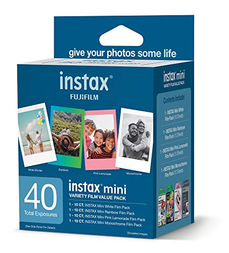 Fujifilm Instax Mini Variety Film Value Pack 40 Count (600021108)