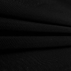 Solid Power Mesh Fabric Nylon Spandex 60" Wide Stretch Sold BTY Many Colors (Black, 1 YARD)