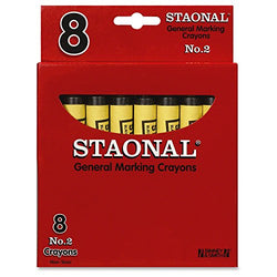 Crayola Bulk Extra Large Marking Crayons, Black,8 Count
