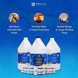 ProMarine Supplies ProPour Casting Resin (3 Gallons) Bundle with Pro Mica Powder (10-Color) | Crystal Clear Epoxy Resin for Deep Pour and Thick Casting | Mica Pigment Powder for DIY Arts and Crafts