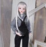 1/3 BJD Doll - SD Dolls 15 Ball Jointed Doll DIY Toys with Full Set Clothes Shoes Wig Makeup Best Gift for Christmas