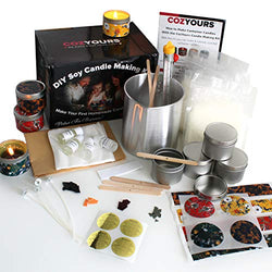 Cozyours DIY Soy Candle Making Kit for Adults. Complete Beginners Set. Candle Kit for Making Candles