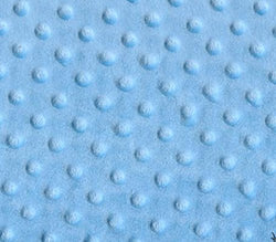 Minky Fabric Dimple Dot Turquoise / 60" Wide / Sold by the Yard