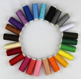 RayLineDo 24 Colour Spools Sewing All Purpose 100% Pure Cotton Thread Reel