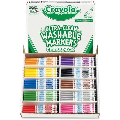 CYO588211 - Crayola Washable Classpack Markers