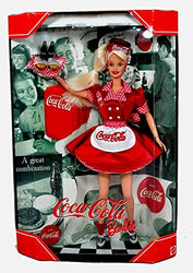 Mattel Year 1998 Barbie Collector Edition: Coca-Cola Barbie as a Waitress.