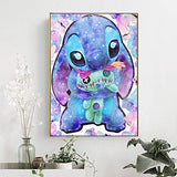 5D DIY Diamond Painting Kits, Cartoon Adults Round Full Drill Paint by Number Kits Art Perfect for Relaxation and Home Wall Decor