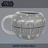 Silver Buffalo Star Wars Death Star 3D Sculpted Ceramic Coffee Mug for Cappuccino, Latte or Hot Tea, 20 Oz, Gray