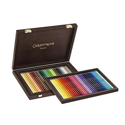 Caran D'Ache Supracolor Limited Edition 30th Anniversary Watercolor Pencil Wood Box Set of 60