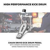 Alesis Drums KP1 and DM10MKII Pro Kit Bundle – Ten Piece Electric Drum Set with Mesh Drum Heads and Chain Drive Kick Drum Pedal