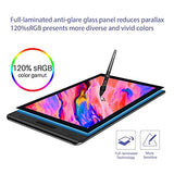 HUION KAMVAS Pro 12 Drawing Tablet with Screen Full Laminated Graphics Tablet with Battery-Free Stylus 8192 Pen Pressure Tilt Adjustable Stand Glove and HS64 Drawing Tablet Android Support Pen Tablet