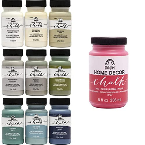 FolkArt Home Decor Chalk Paint, Imperial - 8 fl oz jar