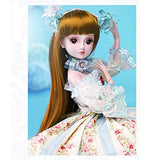 Girl Gift Doll 1/3 Dolls 23.6 Inch 19 Joint Ball Jointed Dolls Full Set Can Be Changed Makeup Dress DIY Best Birthday Xmas Gifts HMYH