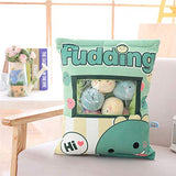Cute Bag of Plush Toy Soft Throw Pillow Stuffed Animal Toys Creative Gifts Room Decor(Dinosaur)
