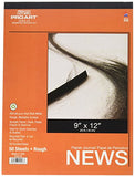 Pro Art PRO-0220-03 Rough Newsprint Pad, 9" x 12"