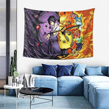 Na-ru-to Tapestry Japanese Anime Tapestry Wall Hanging Home Decor For Bedroom Living Room Dorm Office Party Decorations,60x40 inches