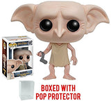 HARRY POTTER - Dobby Funko Pop! Vinyl Figure (Includes Compatible Pop Box Protector Case)