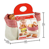 Hape Toddler Bread Basket |Soft Pretend Food Playset for Kids, Bread Toy Basket Includes Toast, Jam Cookie, Cake, Soda Biscuit and More