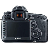 Canon EOS 5D Mark IV DSLR Camera with 24-105mm f/4L II Lens (1483C010) + 64GB Memory Card + Case + Corel Photo Software + 2 x LPE6 Battery + External Charger + Card Reader + LED Light + More (Renewed)