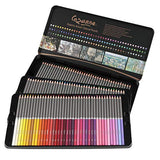 Cezanne Professional Colored Pencil Set of 120 Colors, Artist Quality Soft Core Leads for Drawing, Art, Sketching, Shading, Coloring, Layering, Blending - Metal Gift Tin Box