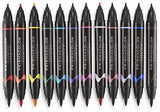 Prismacolor 1773301 Premier Double-Ended Art Markers, Fine and Brush Tip, 24-Count