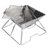 Quick Grill Medium: Original Folding Charcoal BBQ Grill Made from Stainless Steel