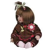 Adora ToddlerTime "Workout Chic" Doll with sporty brown velour two piece and coordinating sneakers