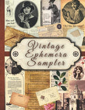 Vintage Ephemera Sampler: One-Sided Decorative Paper for Junk Journaling, Scrapbooking, Decoupage, Collages, Card Making & Mixed Media. A Sepia, Soft ... Great Gift Idea for Crafters (160+ Pieces)