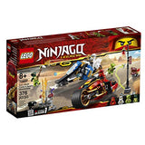 LEGO NINJAGO Legacy Kai’s Blade Cycle & Zane’s Snowmobile 70667 Building Kit (376 Pieces)