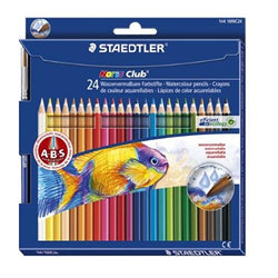 STAEDTLER Noris Club Aquarell Watercolour Pencils Set Of 3, Case Pack Of 24