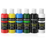 Gotideal Craft Acrylic Paint Set,6 Primary Colors（(100ml, 3.4 oz) Rich Pigments Non-Toxic Washable, Professional Paint for Pouring on Canvas, Rocks, Ceramic, Fabric, Leather, Ideal for Artist, Adults