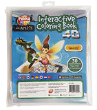 Art 101 USA Pukka Fun with Art 101 2 Pack 4D Interactive Books-Fantasy and Race Day Craft Supplies