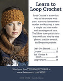 LEISURE ARTS Learn to Loop Crochet Kit | Create Knit Stitches with One Tool - Includes Step by Step