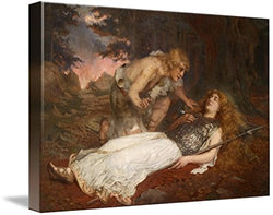 Wall Art Print Entitled Herbert James Draper, Tristan Isolde and Opera by Celestial Images | 10 x 7
