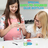 EMBRACE PLAY Slime Kit for Girls and Boys - The Ultimate 56 Piece Slime Kit Slime Supplies Includes Non-Borax Slime Glue, Slime Scents, Slime Add Ins, and Other Slime Ingredients