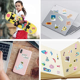 200PCS Water Bottle Stickers Waterproof– Vinyl Stickers for Teens – Premium Sticker Packs for Computer, Laptop, Skateboard, Fridge – Unique Adorable Designs for Boys and Girls